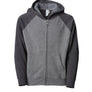 Youth Lightweight FullZip Fleece Hoodie